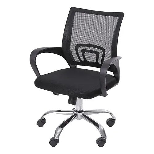 Cadeira de Escritório Giratória Or Design 3310 Ergonômica Preta